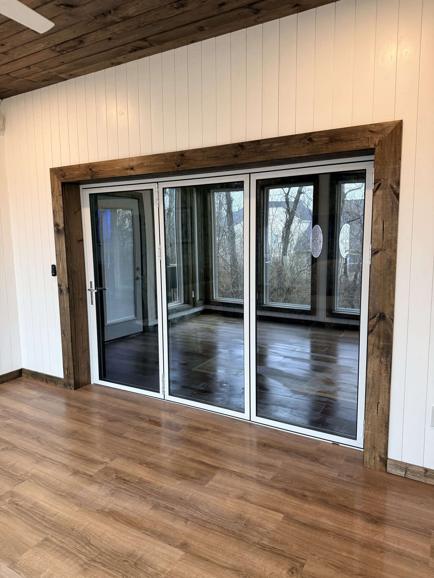 Finished interior carpentry detail
